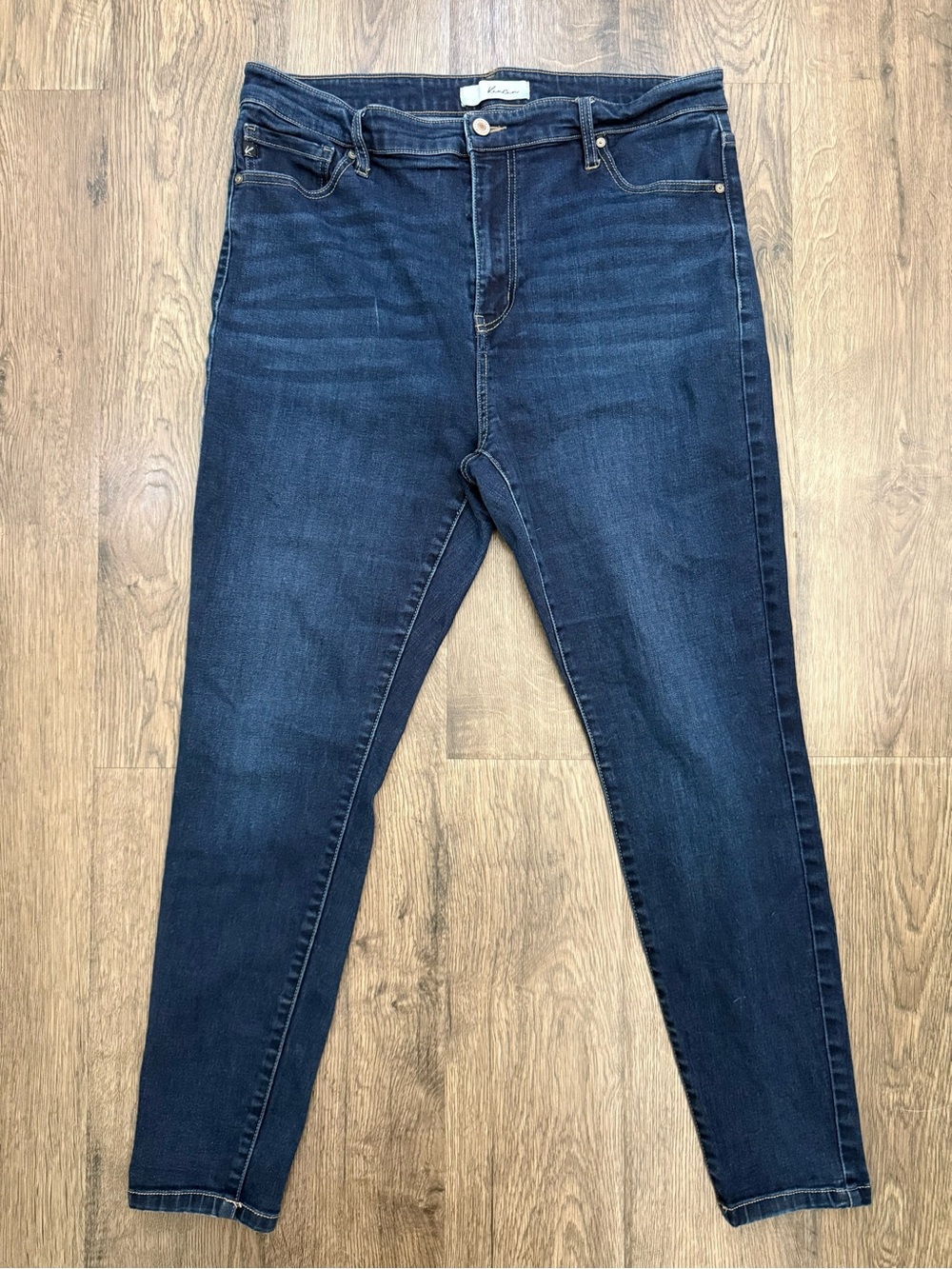 Kancan Ultra High Rise Dark Wash Felicity Super Skinny Jeans Size 18W